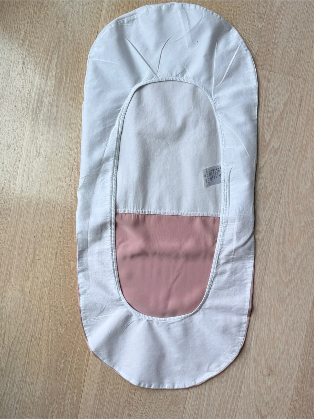 Silky Tots Silk Oval Bassinet Sheet for SNOO  - Blush